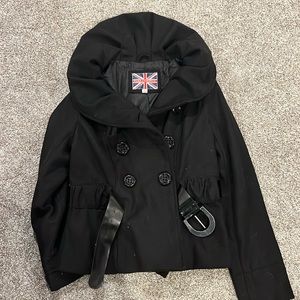 Miss London jacket with belt
